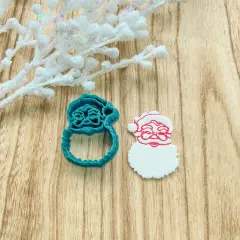 VINTAGE SANTA FACE | CHRISTMAS 2023 | CLAY CUTTER