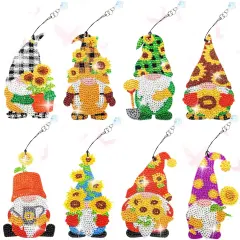 8 Pcs Diamond Painting Bookmark Kit for Adults (Dwarf)