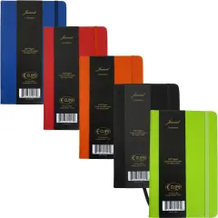 5x7" Leatherette Journal w/ Page Marker, 100 Sheets &ndash; 36 Ct