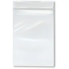 Plymor 3" x 4" (Pack of 100), 6 Mil Industrial Duty Zipper Reclosable Plastic Bags