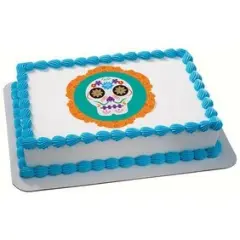 Luis Fitch Sugar Skull Edible Icing Image (1/4 Sheet)