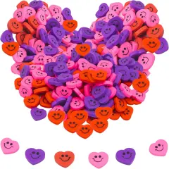 4E&rsquo;s Novelty Mini Heart Erasers 144 Pack for Kids, Valentines Day Classroom Favors