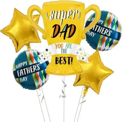 Happy fathers day balloons party decorations,cup theme fathers day balloons,fathers day party decorations supplies.