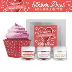 Valentine's Day Collection Tinker Dust + Red Hearts Cupcake Wrappers Gift Set