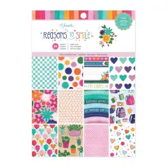Shimelle Reasons To Smile Paper Pad 6"X8"-36 Sheets