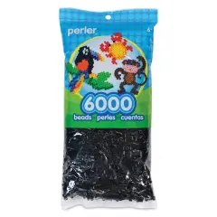 Perler Fused Bead Bag - Black, Pkg of 6000