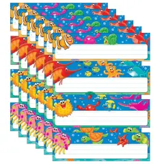 Sea Buddies&trade; Desk Toppers&reg; Name Plates Variety Pack, 32 Per Pack, 6 Packs