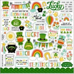 Echo Park Happy St. Patrick's Day 12 x 12 Cardstock Stickers