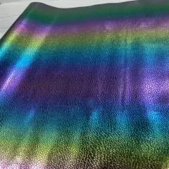Prismatic Rainbow Scales Textured Vinyl