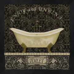 Bath II by Jean Plout 13" x 13" Framed Wall Art