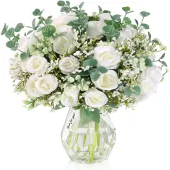 Elegant Arrangement-Bouquets with Vase for Home Decor