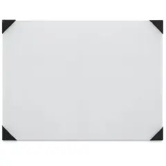 New Wave Posh Glass Tabletop Palette - 9" x 12", White