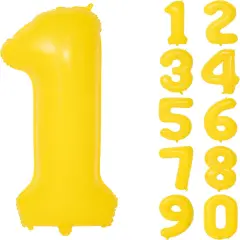 Helium Foil Mylar Balloon(Yellow 1)