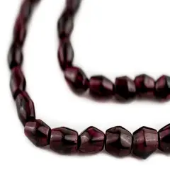 The Bead Chest Bicone Garnet Beads (4-6mm)