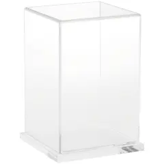 Plymor Clear Acrylic Display Case, 4" W x 4" D x 6" H Clear Base