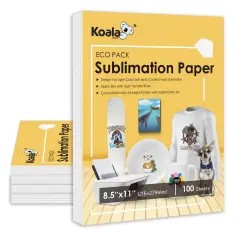 Koala Sublimation Paper 8.5x11 for Inkjet Heat Transfer
