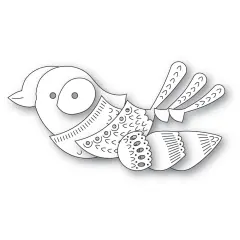 Poppystamps Dies-Nordic Love Bird