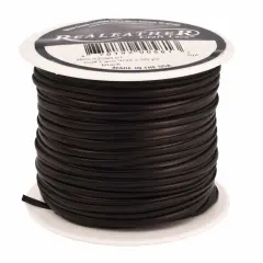 Calf Lace 3/32" x 50 Yards (AR-297-C332x50xxx) Black