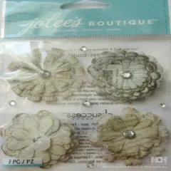 Jolee's Boutique Vintage Paper Flowers Dimensional Stickers