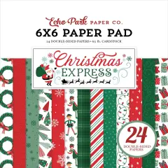 Echo Park Double-Sided Paper Pad 6"X6"-Christmas Express