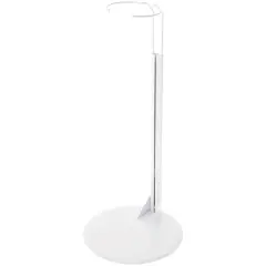 Plymor DSP-15W White Adjustable Doll Stand, fits 25, 26, 27, 28, 29, 30, 31, 32, 33, and 34 inch Dolls, Waist is 3.75" - 5" wide, 11" - 13" around