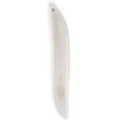 The Bead Chest Wing-Shaped White Bone Pendant (110mm)