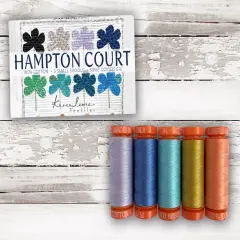 Aurifil Hampton Court Thread Set by Karen Lewis | (5 50wt Cotton Small Spools.)