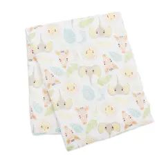 Jungle Cotton Muslin Baby Swaddle by Lulujo