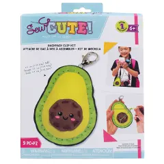 Colorbok Sew Cute! Needlepoint Kit-Mini Avocado