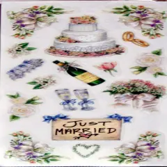 Me & My Big Ideas Vintage Wedding Vellum Stickers