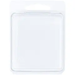 Collecting Warehouse Clear Plastic Clamshell Package / Storage Container, 2.25" H x 2.125" W x 0.75" D