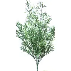 21" Green Asparagus Botanical Bush Ideal for Home, Office or Event Decoration