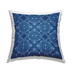 Patterned Mosaic Tile Decorative Printed Throw Pillow Design by El Perkin, 18 x 7 x 18