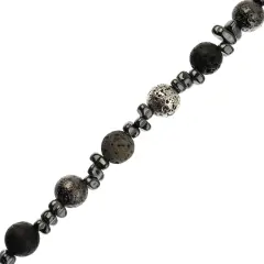 John Bead 10mm Solar System Universe Galaxy 7" Bead Strand Comets
