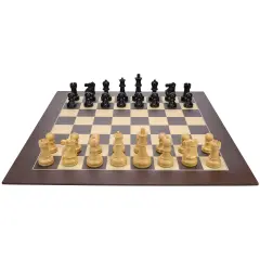 Bobby Fischer Ultimate Chess Set with Wooden Board 21.75 in., 3.75 in. King