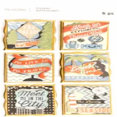 Recollections Travel Frames Dimensional Stickers