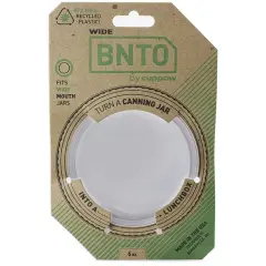 Cuppow Mason Jar Divider Cup Bento, Wide Mouth, Reusable, Food Storage, Ideal for Snacks, Lunch, and On-the-Go, Fits Standard Wide Mouth Mason Jars