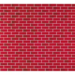 Corrugated Paper, Tu-Tone&trade; Brick, 48" x 12-1/2', 1 Roll