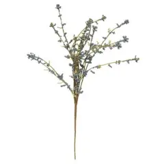 Decorative Wildflower Pick Grey