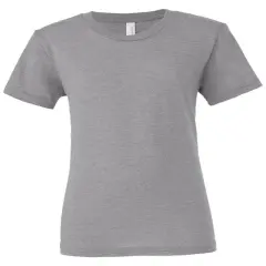Bella + Canvas&reg; Youth CVC Jersey Crewneck Short Sleeve T-Shirt DEEP HEATHER