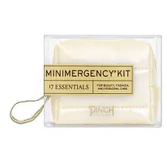 WHITE PUFFER MINI EMERGENCY KIT
