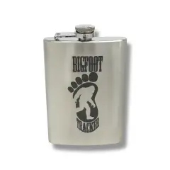 8oz Bigfoot Tracker Stainless Steel Flask
