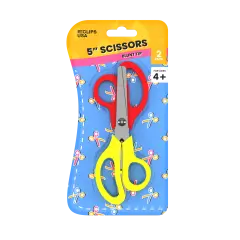 Kids Scissors 5 in Blunt Tip &ndash; 2 Pack &ndash; 48 Sets