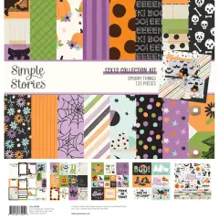 Simple Stories Collection Kit 12"X12"-Spooky Things