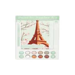 Eiffel Tower with Cherry Blossoms | 8x10 paint-by-number kit
