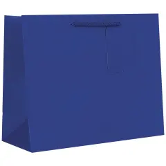 Pack/6: Matte Royal Gift Bag - 12-1/2 x 5 x 10"