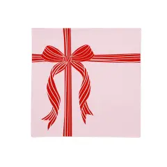 RED & PINK PRESENT LARGE NAPKINS