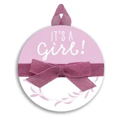 It's a Girl Baby Door Sign