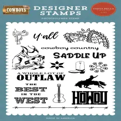 Cowboys Stamps-Saddle Up