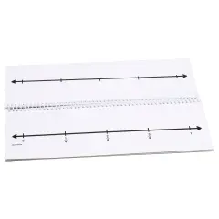 Fraction Number Line Flip Book